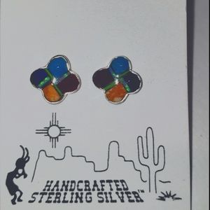 Sterling silver stud earrings
